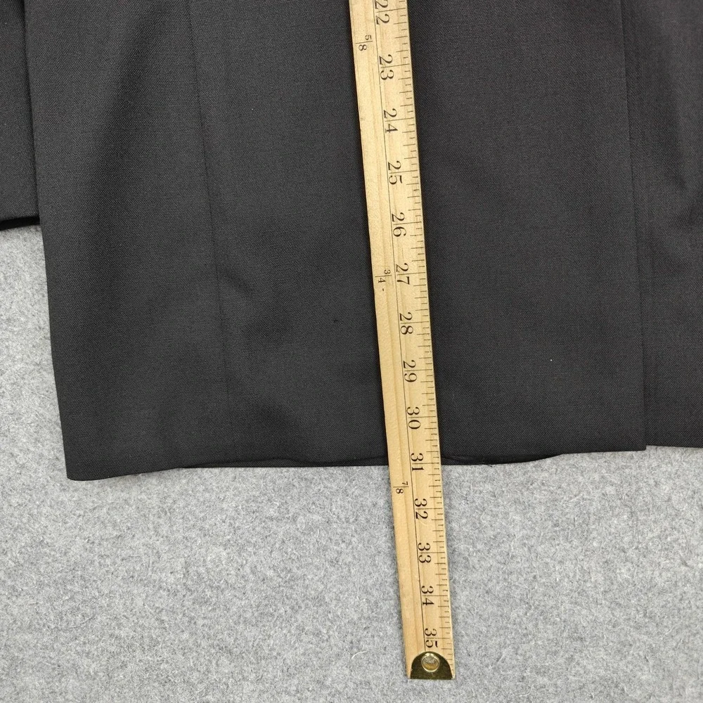 Vintage Brooks Brothers Tuxedo Jacket Mens 44R Black Wool Brooksease Formal USA